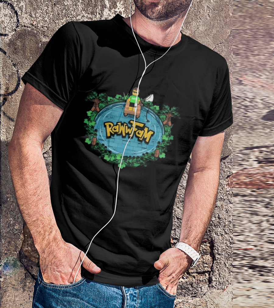 RAWWFAM Franklin's Pond Fishing Adventure T-Shirt
