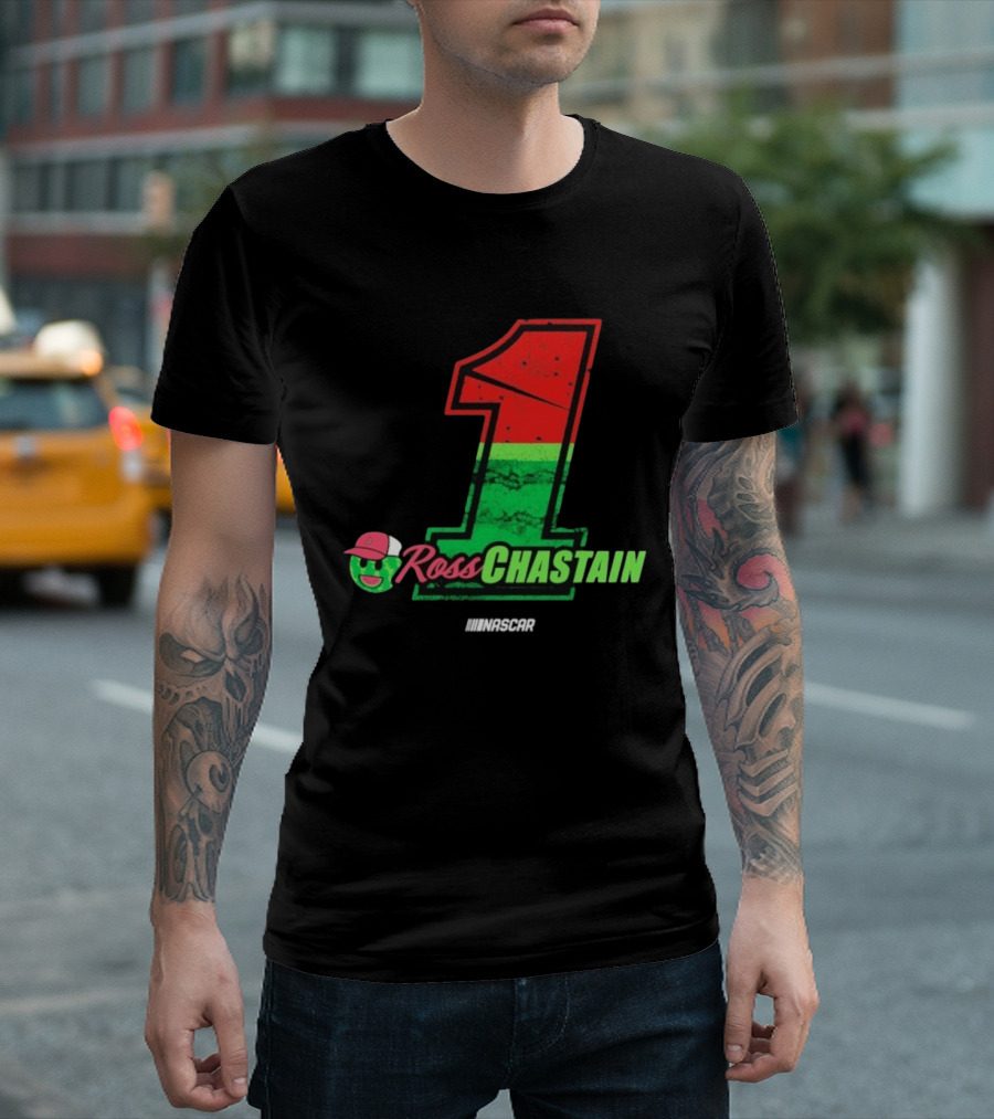 Ross Chastain Melon Man 1 NASCAR Racing Fan Merch T-Shirt