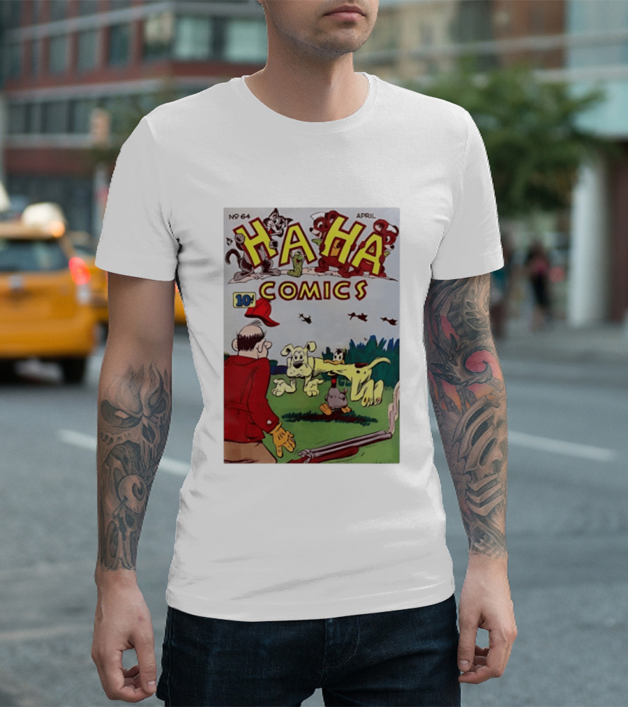 Ha Ha Comics No 64 April 10 Cent Vintage Cover T-Shirt