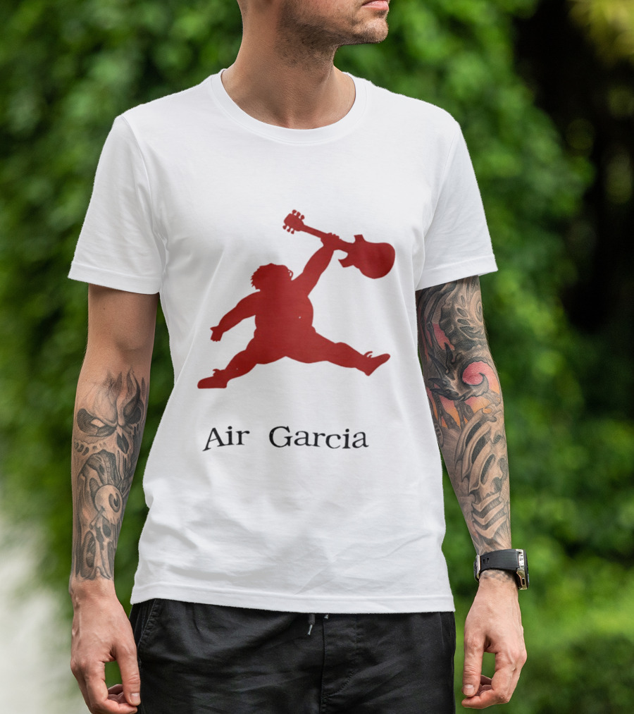 Air Garcia Jerry Garcia Silhouette Iconic Rock Legend T-Shirt