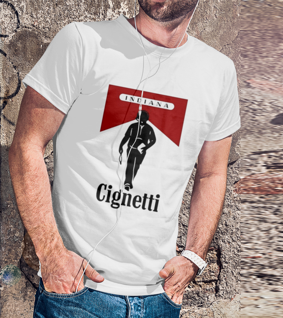 Indiana Cignetti Coach Marlboro Cigarette T-Shirt