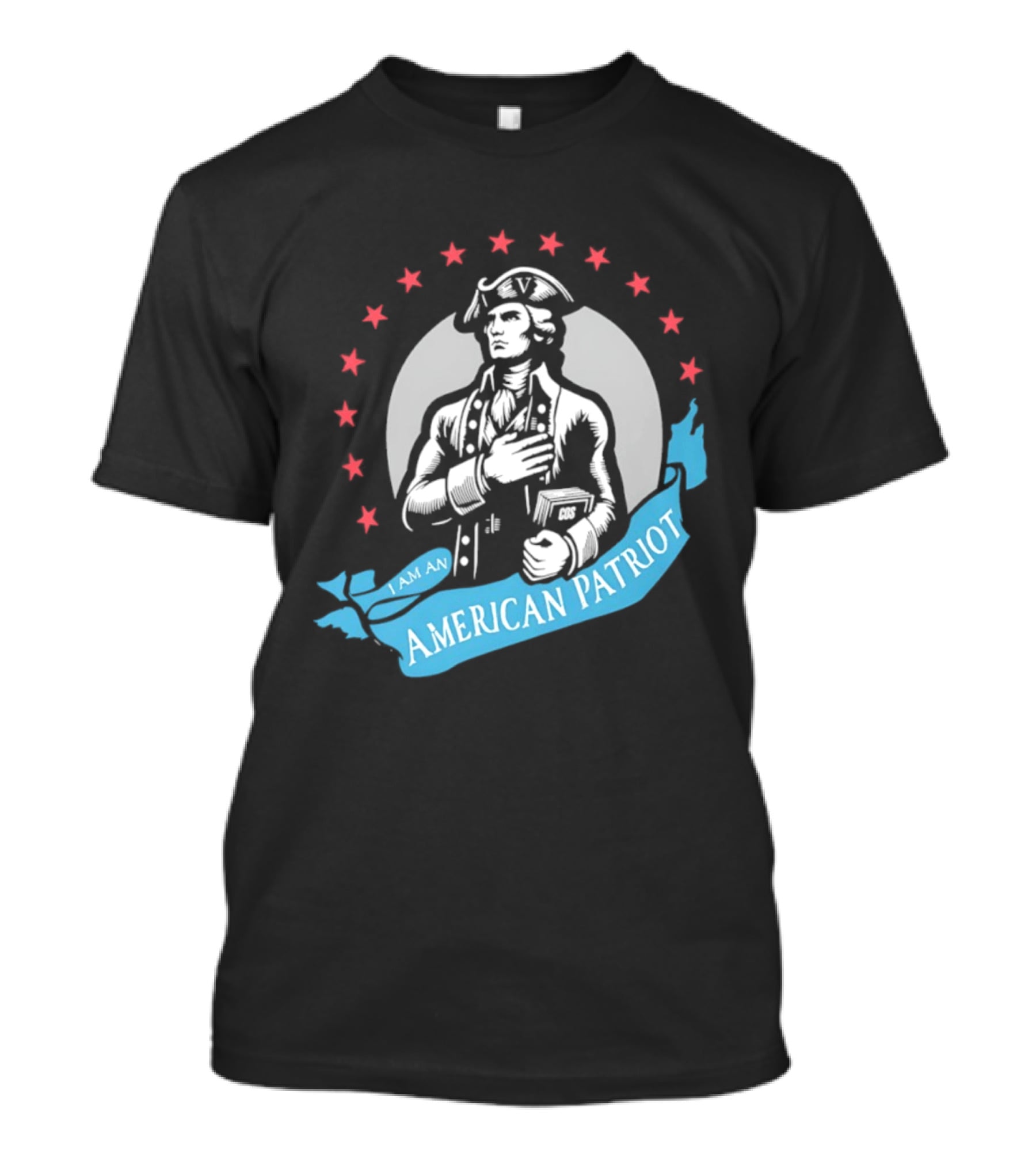 I Am An American Patriot Historical Figure With Stars T-Shirt