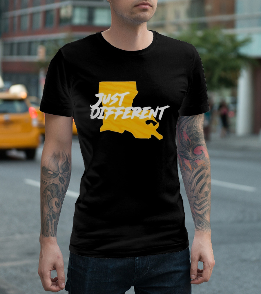 Just Different Louisiana State T-Shirt