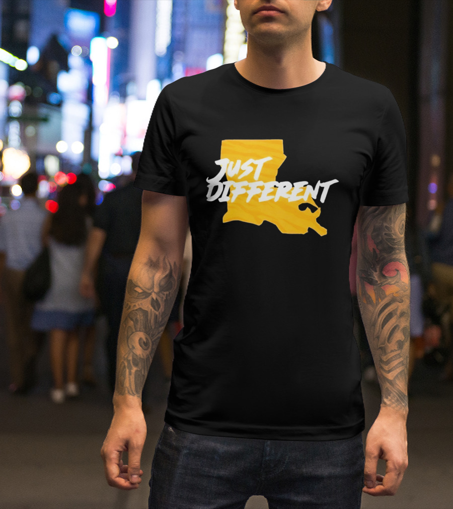 Just Different Louisiana State T-Shirt