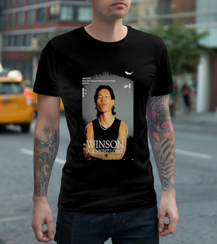 Winson All Night Long Factory International Home Of Aviva Studios Manchester April 2026 T-Shirt