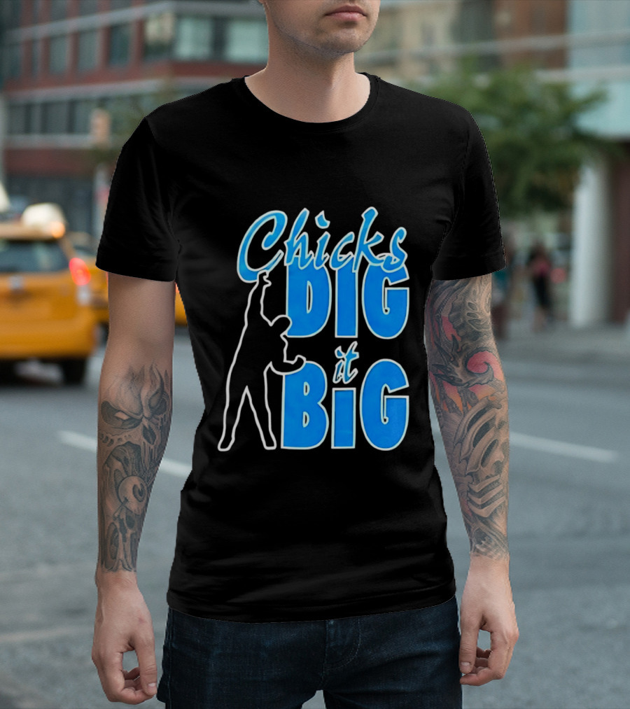 WWE Chicks Dig It Big Silhouette Gesture T-Shirt