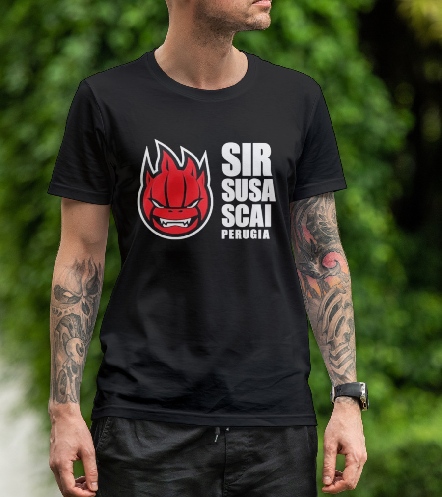 Sir Susa Scai Perugia Fierce Flames T-Shirt