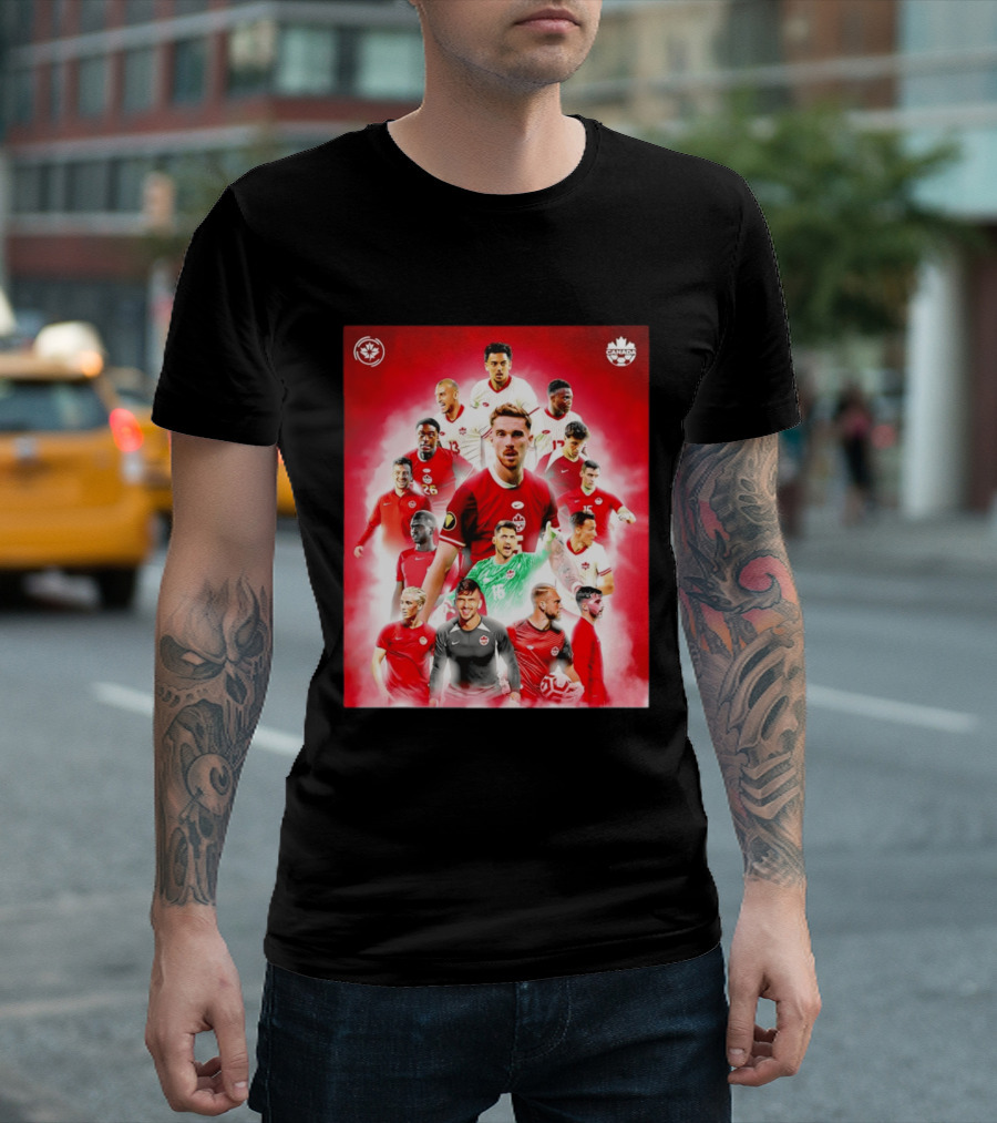 Canada's Team 2026 Men's National Soccer Team Players T-Shirt