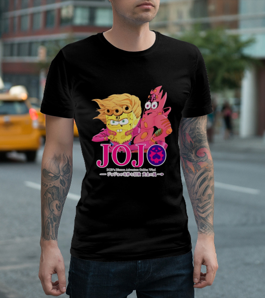 Jojo Giornobob Crossover Anime T-Shirt