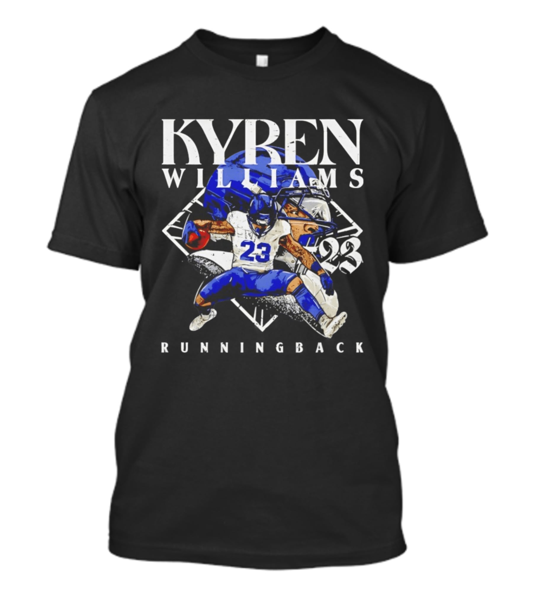 Kyren Williams 23 Los Angeles Rams Hurdle Running Back 2023 T-Shirt