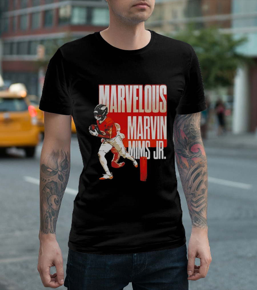 Marvelous Marvin Mims Jr Denver Broncos Football Star T-Shirt