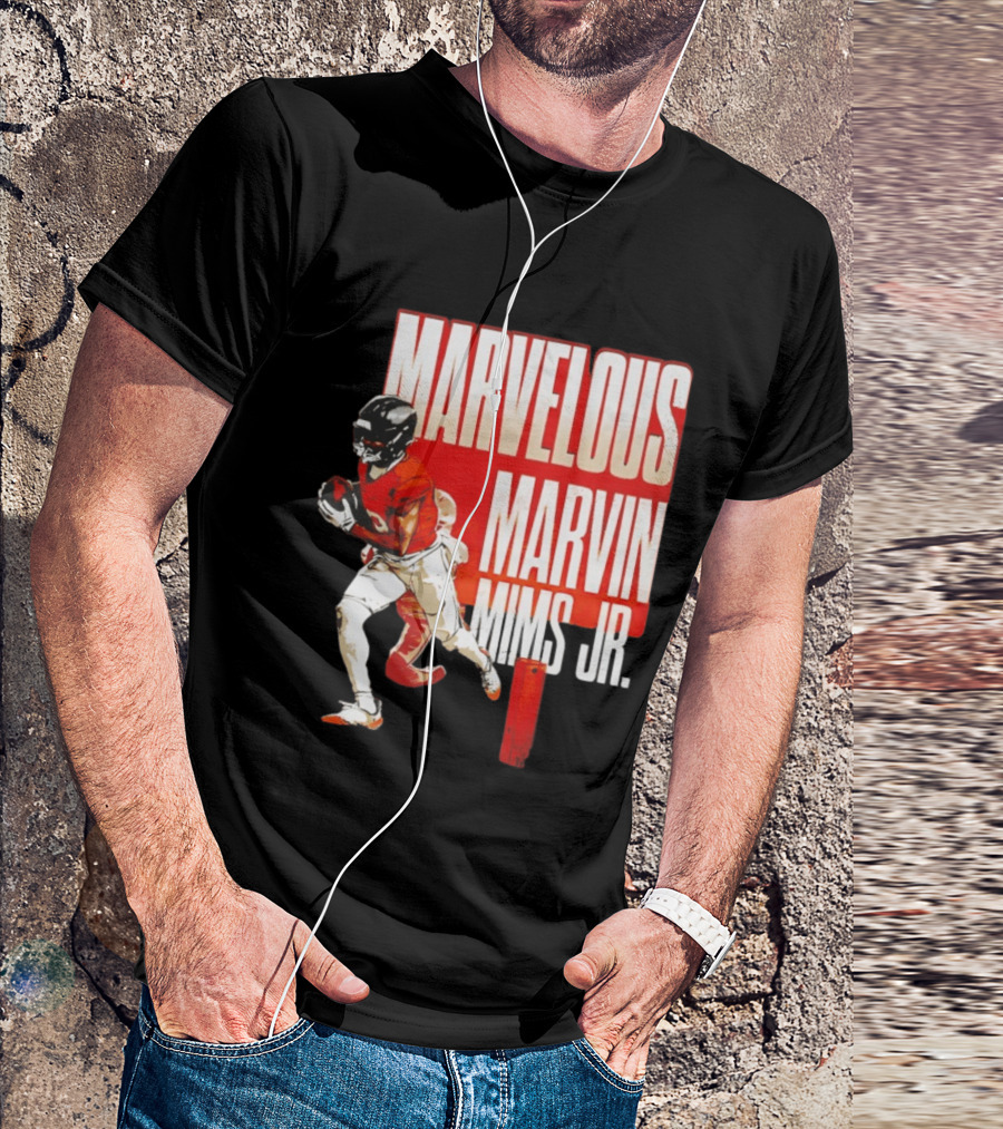 Marvelous Marvin Mims Jr Denver Broncos Football Star T-Shirt
