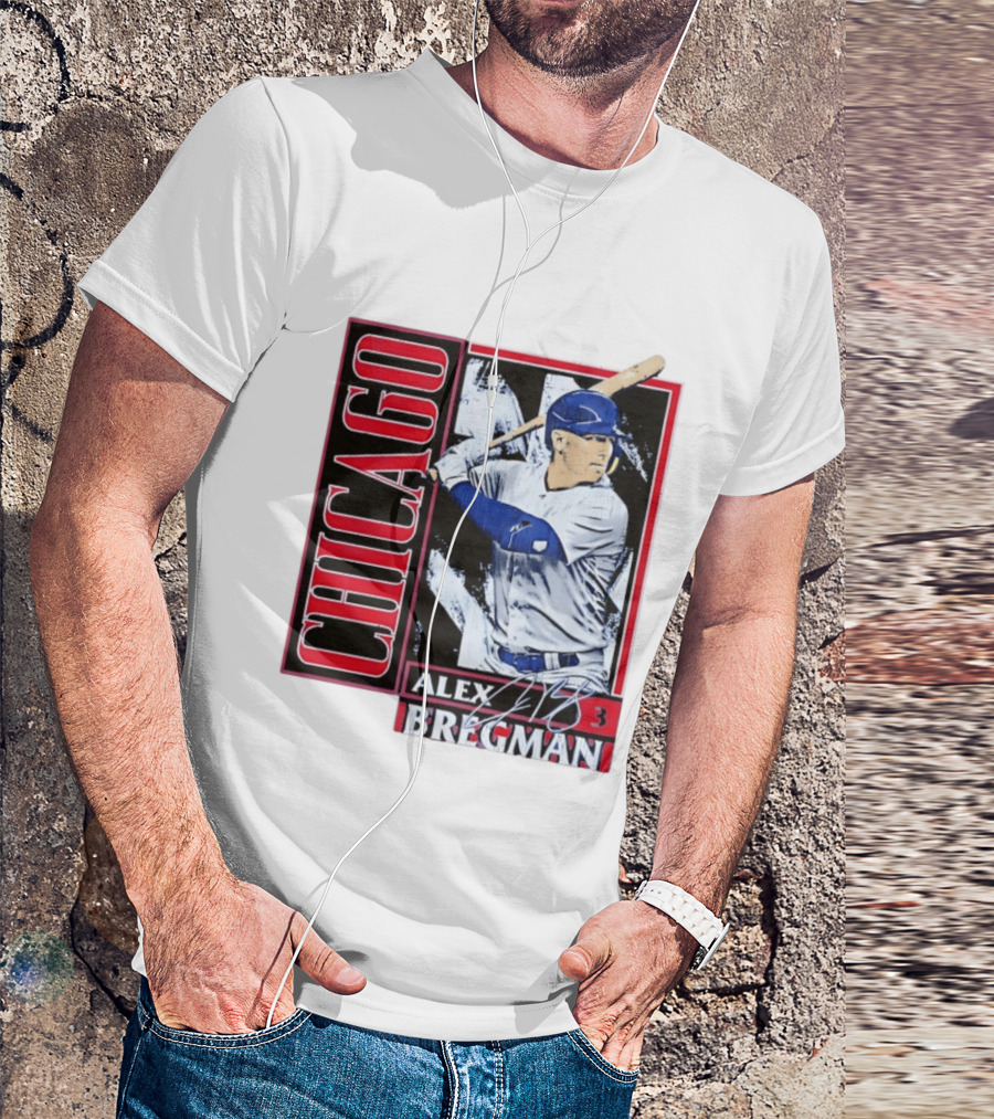Alex Bregman Chicago Baseball Number 3 T-Shirt