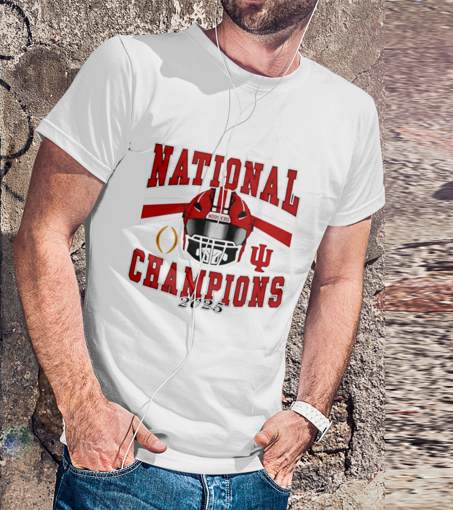 Indiana Hoosiers National Champions 2025 College Football Playoff T-Shirt