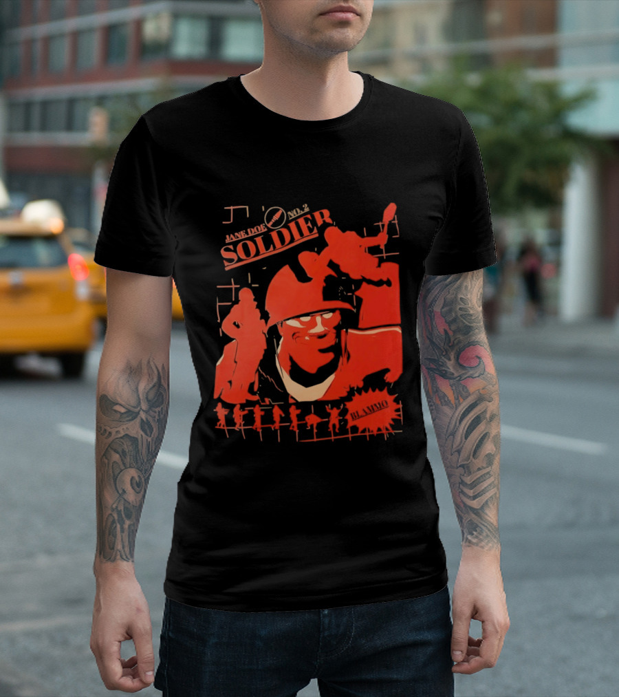 Jane Doe Soldier Team Fortress 2 1968 T-Shirt