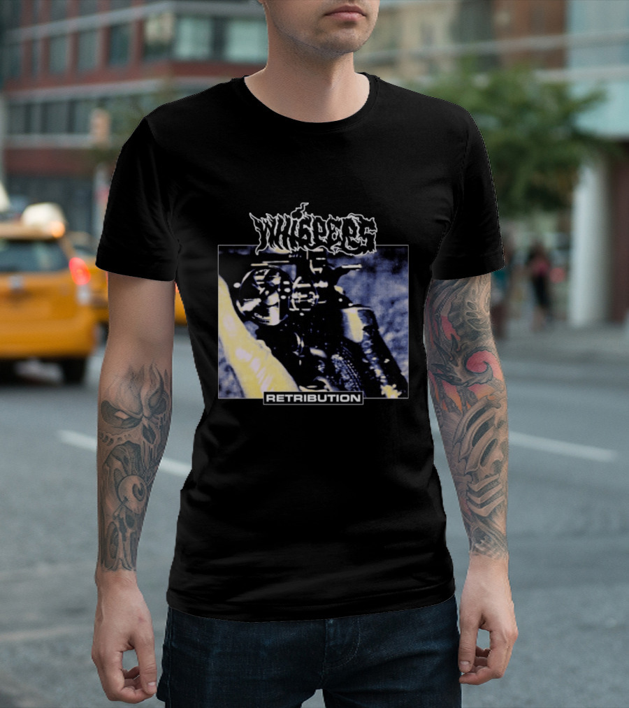 Whispers Retribution Motorcycle Engine T-Shirt