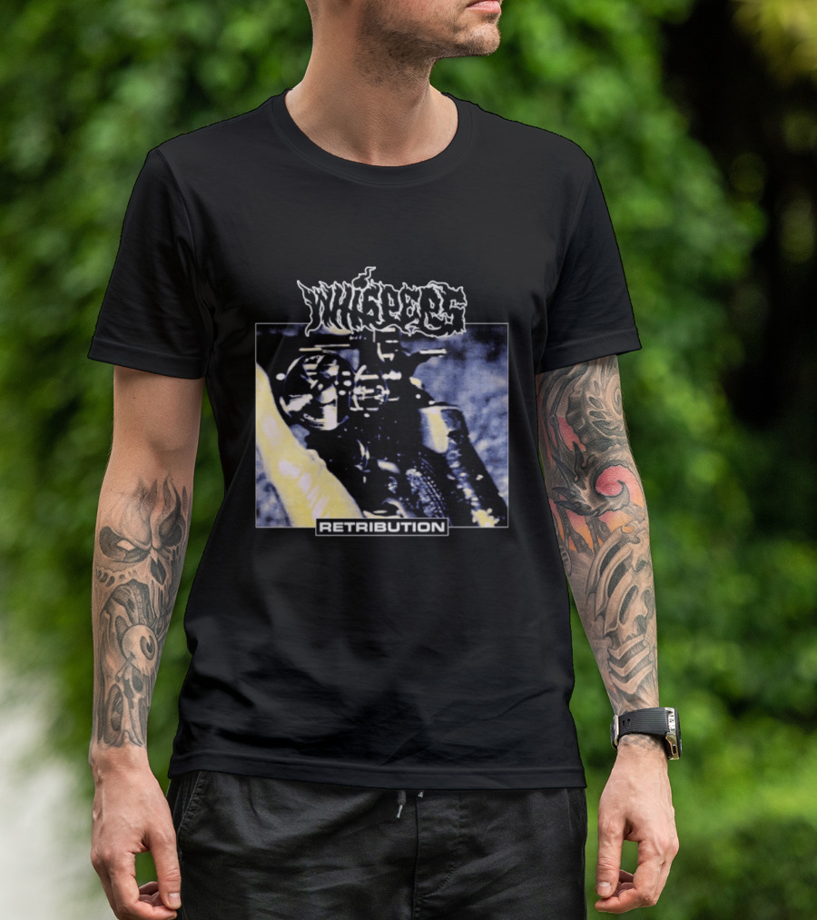 Whispers Retribution Motorcycle Engine T-Shirt