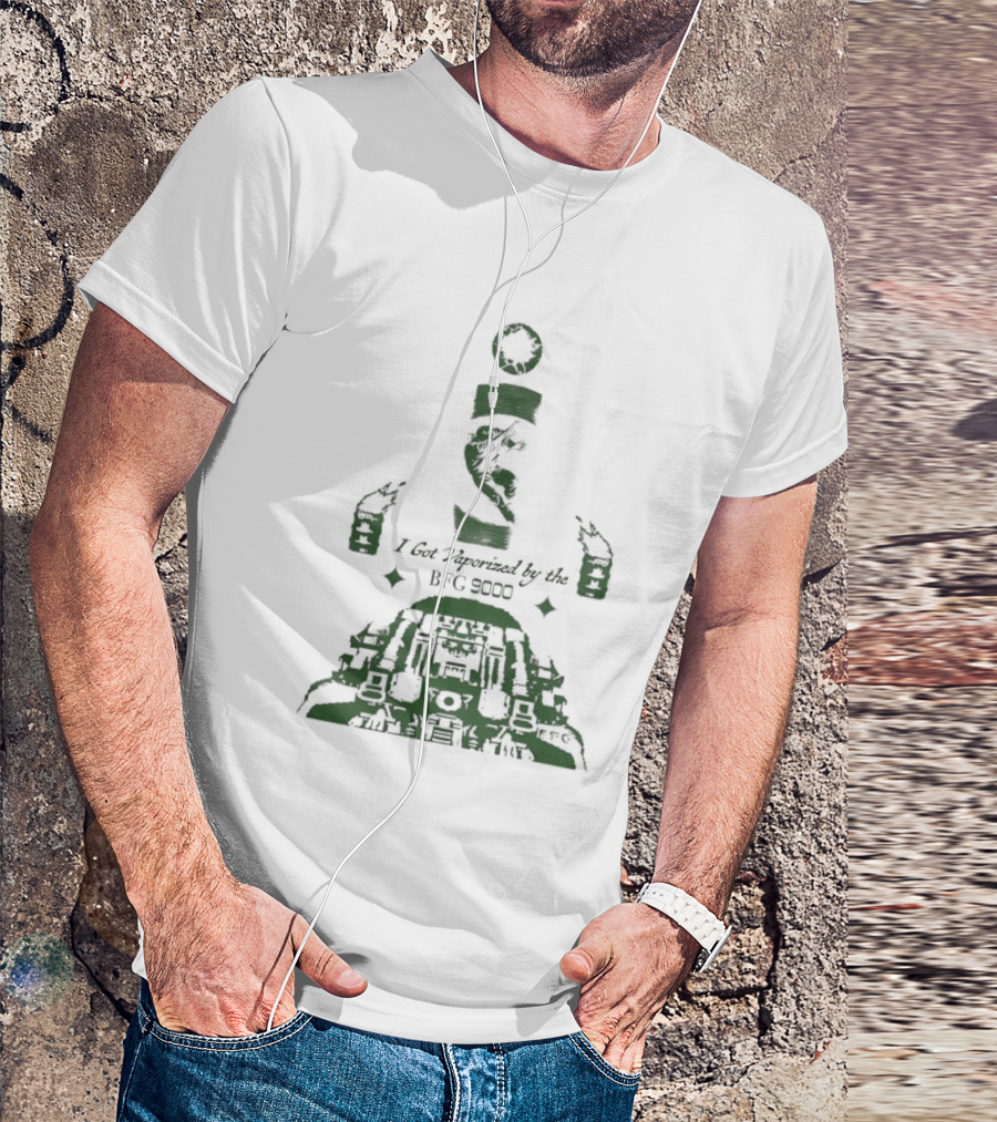I Got Vaporized By The BFG 9000 Vintage Gaming Reference T-Shirt