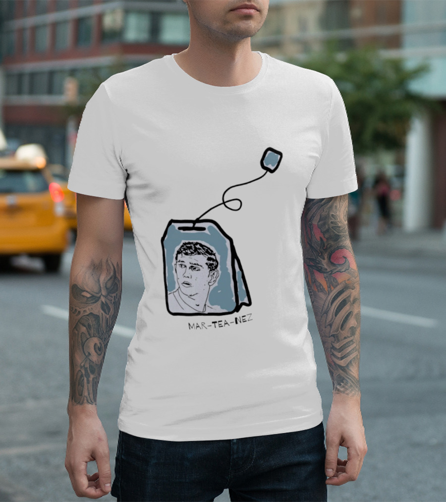 Mar Tea Nez Emiliano Martínez Teabag Cartoon T-Shirt