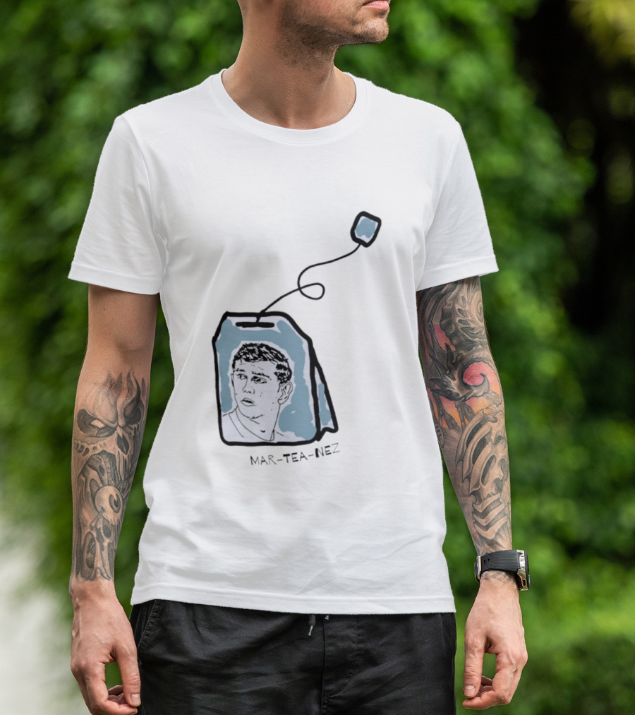 Mar Tea Nez Emiliano Martínez Teabag Cartoon T-Shirt