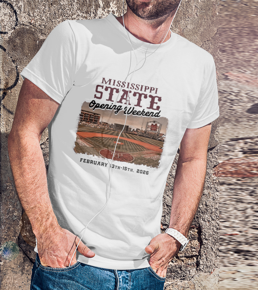 Mississippi State Opening Weekend February 13th 15th 2026 T-Shirt