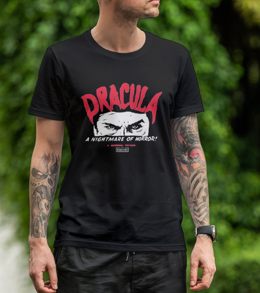 Dracula A Nightmare Of Horror A Universal Monster T-Shirt