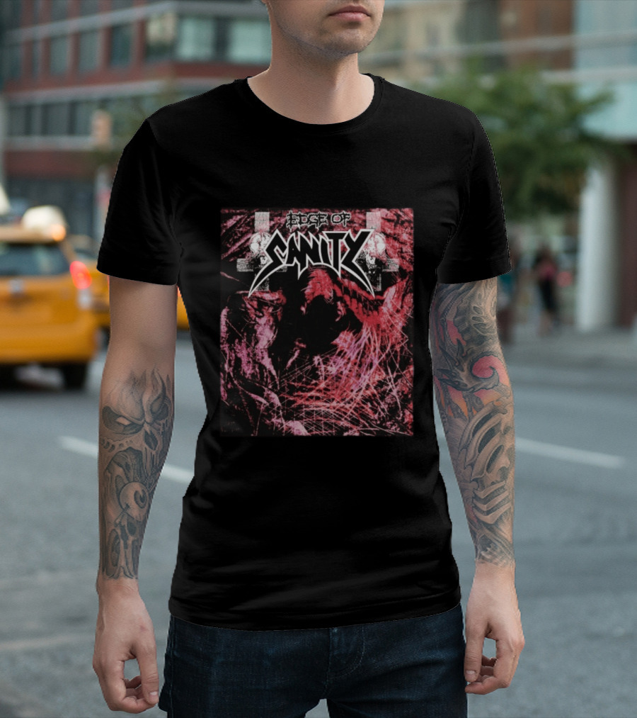 Edge Of Sanity Infernal Album Cover Black Metal Aesthetic T-Shirt