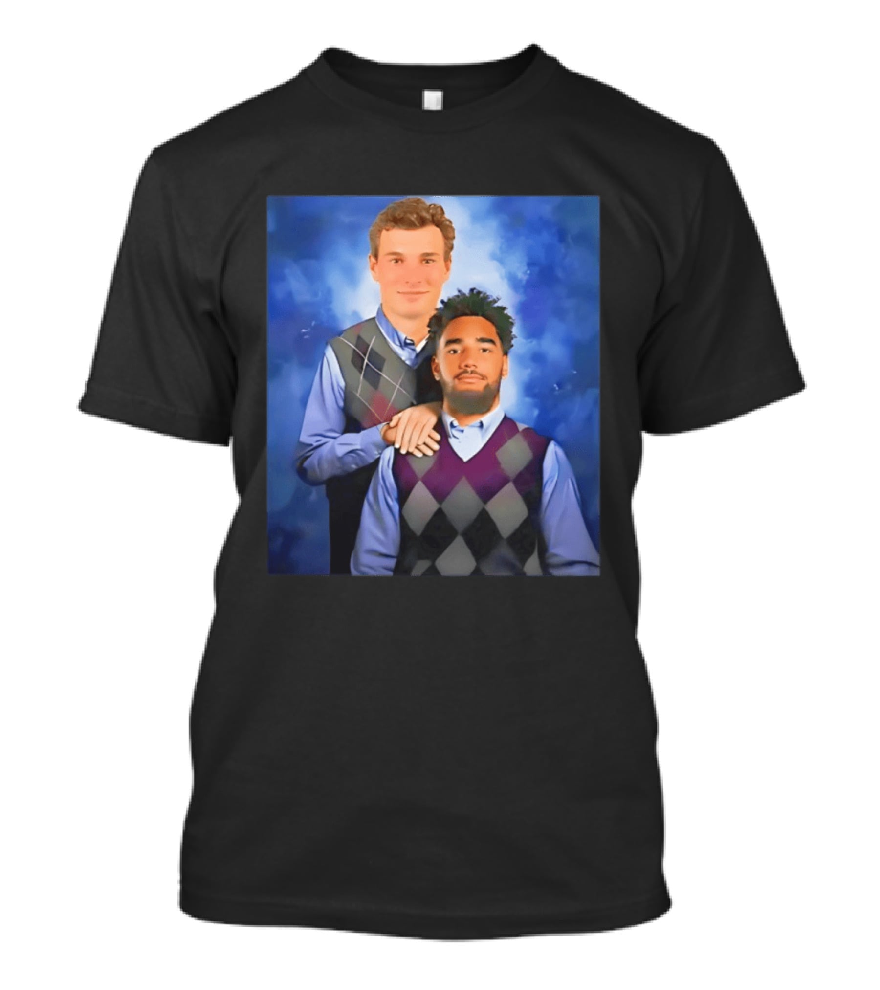 Elijah Sarratt Fernando Mendoza Step Brothers Argyle Sweater Photo T-Shirt