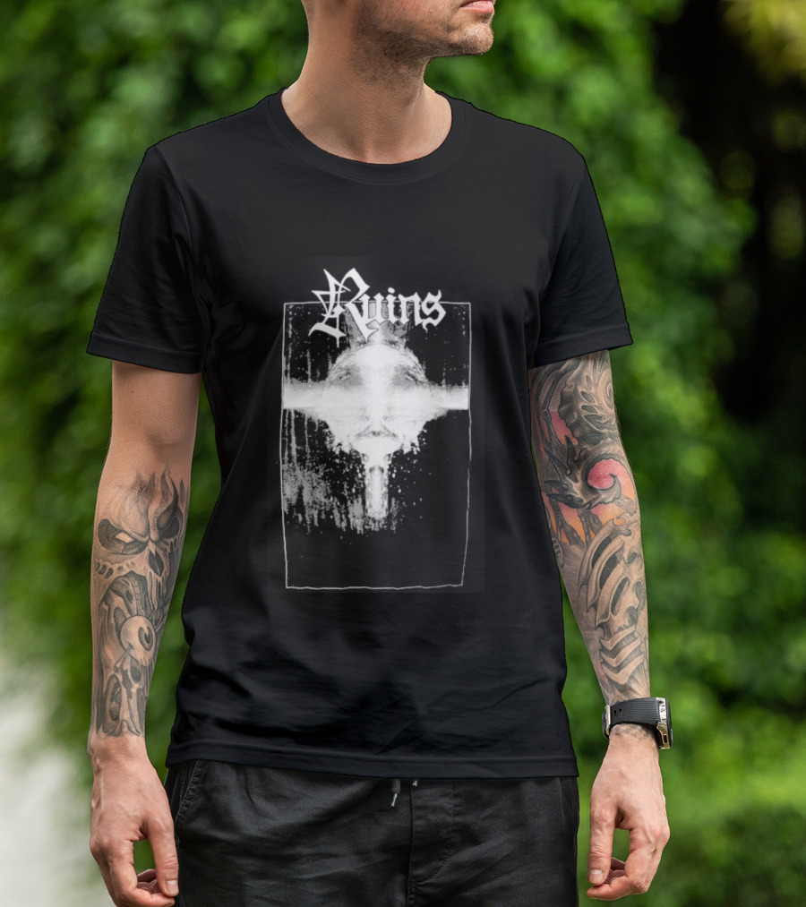 Ruins Face Skull Artifacts T-Shirt