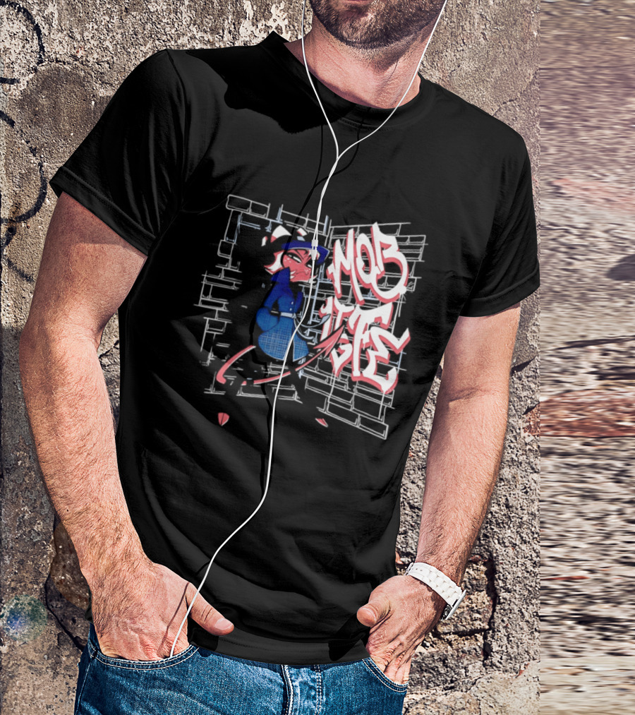 Helluva Boss Mob Life Urban Style Graffiti T-Shirt