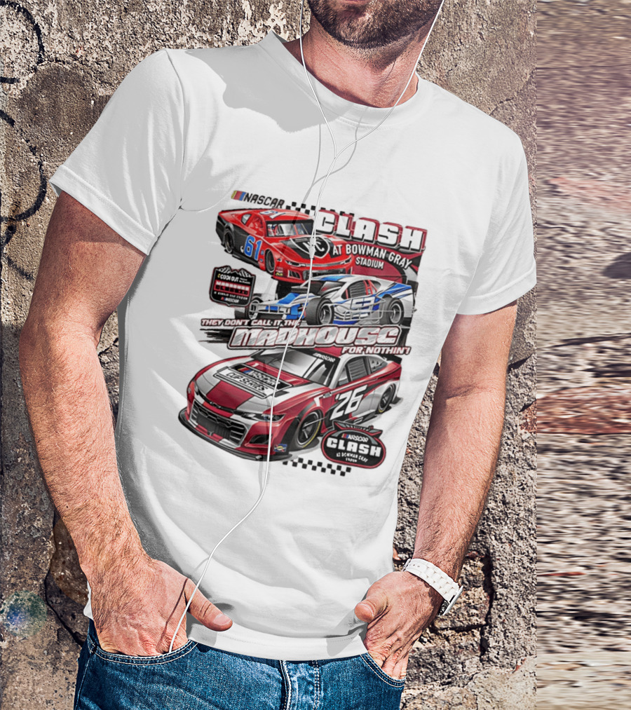 NASCAR Clash At Bowman Gray Stadium 2026 Madhouse Racing Event T-Shirt