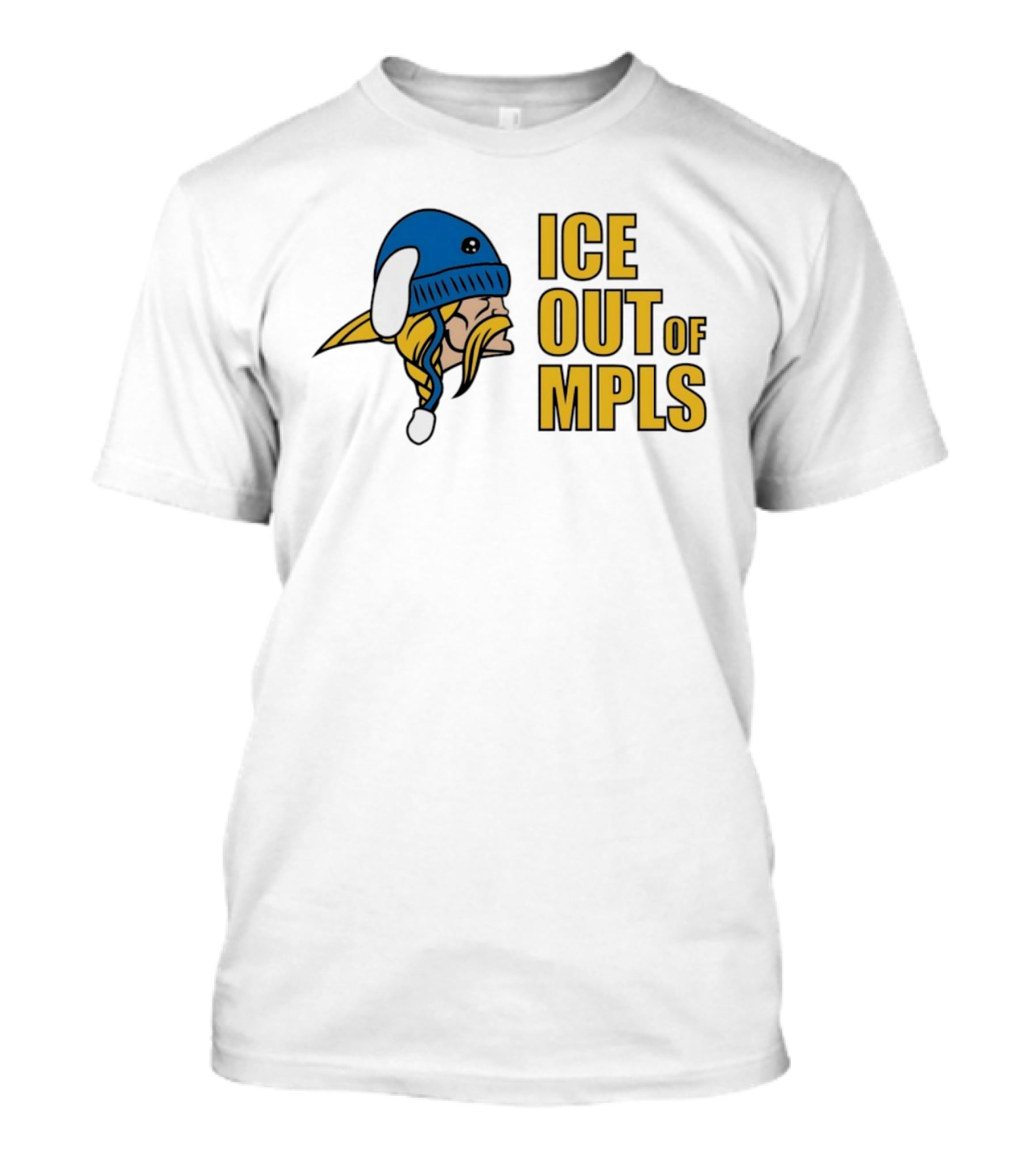 ICE Out Of MPLS Minnesota Vikings Fan T-Shirt