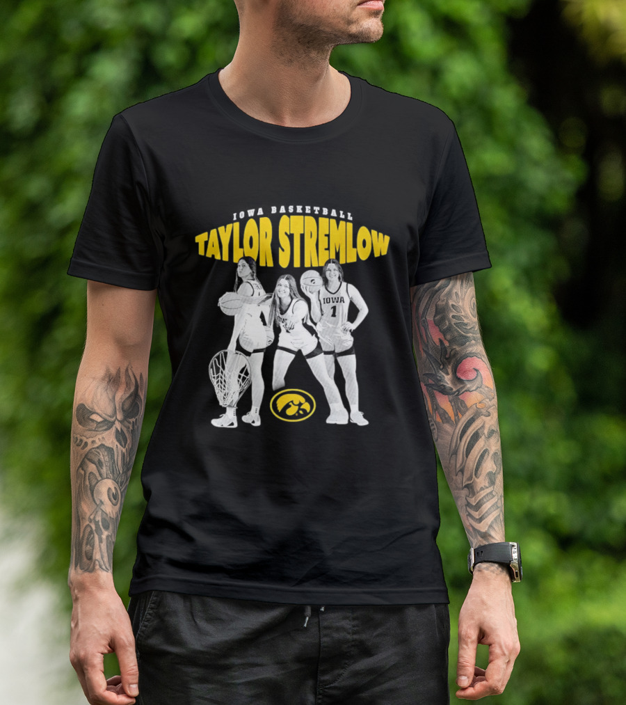 Taylor Stremlow Iowa Hawkeyes Basketball 90s Style Retro Sports T-Shirt