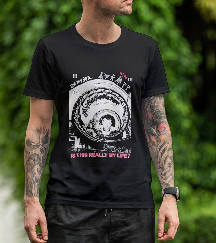 Cruelster Oh My God Is This Really My Life Spiral T-Shirt