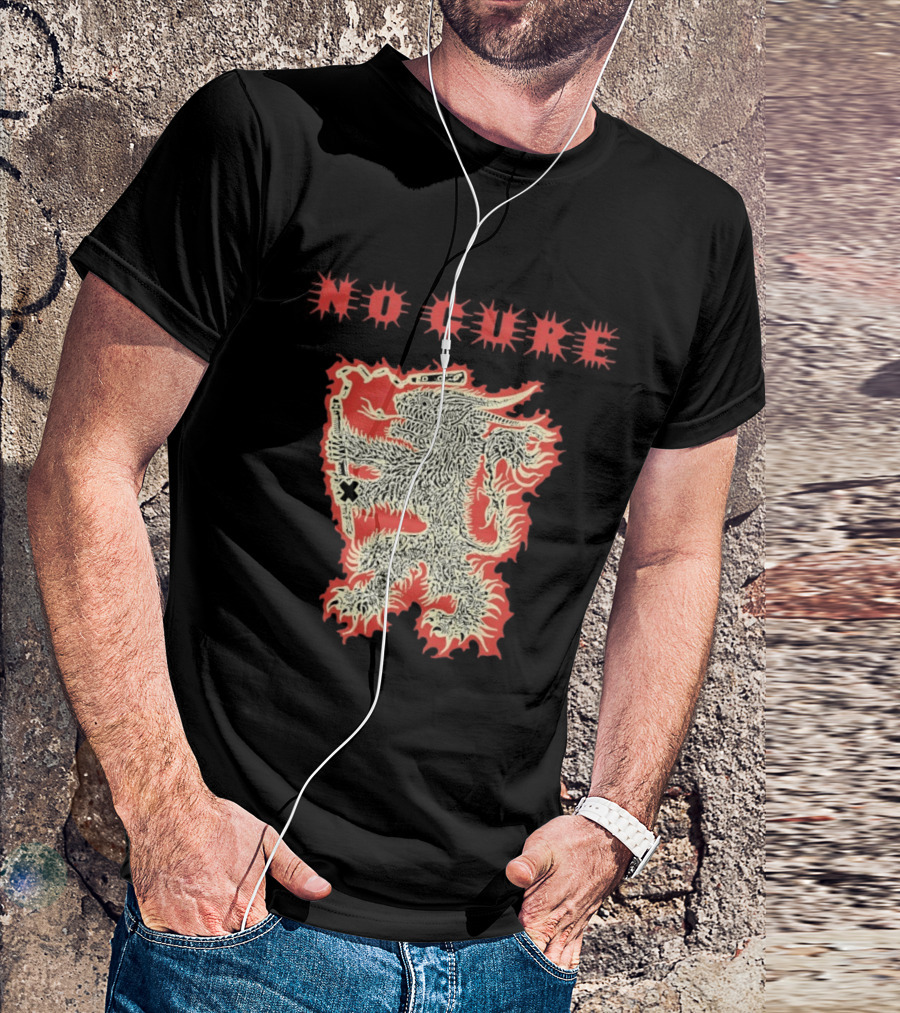 No Cure Band Furry Dragon Monster T-Shirt