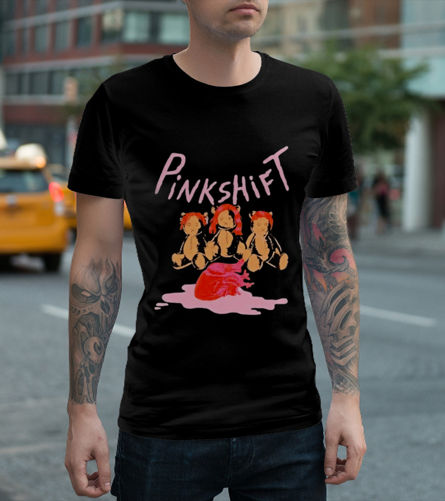 Pinkshift Bears With Heart And Splash T-Shirt