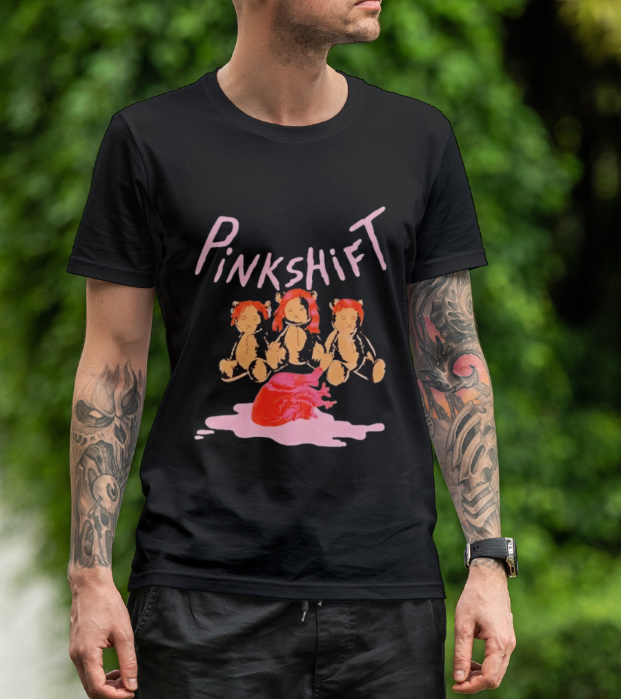 Pinkshift Bears With Heart And Splash T-Shirt