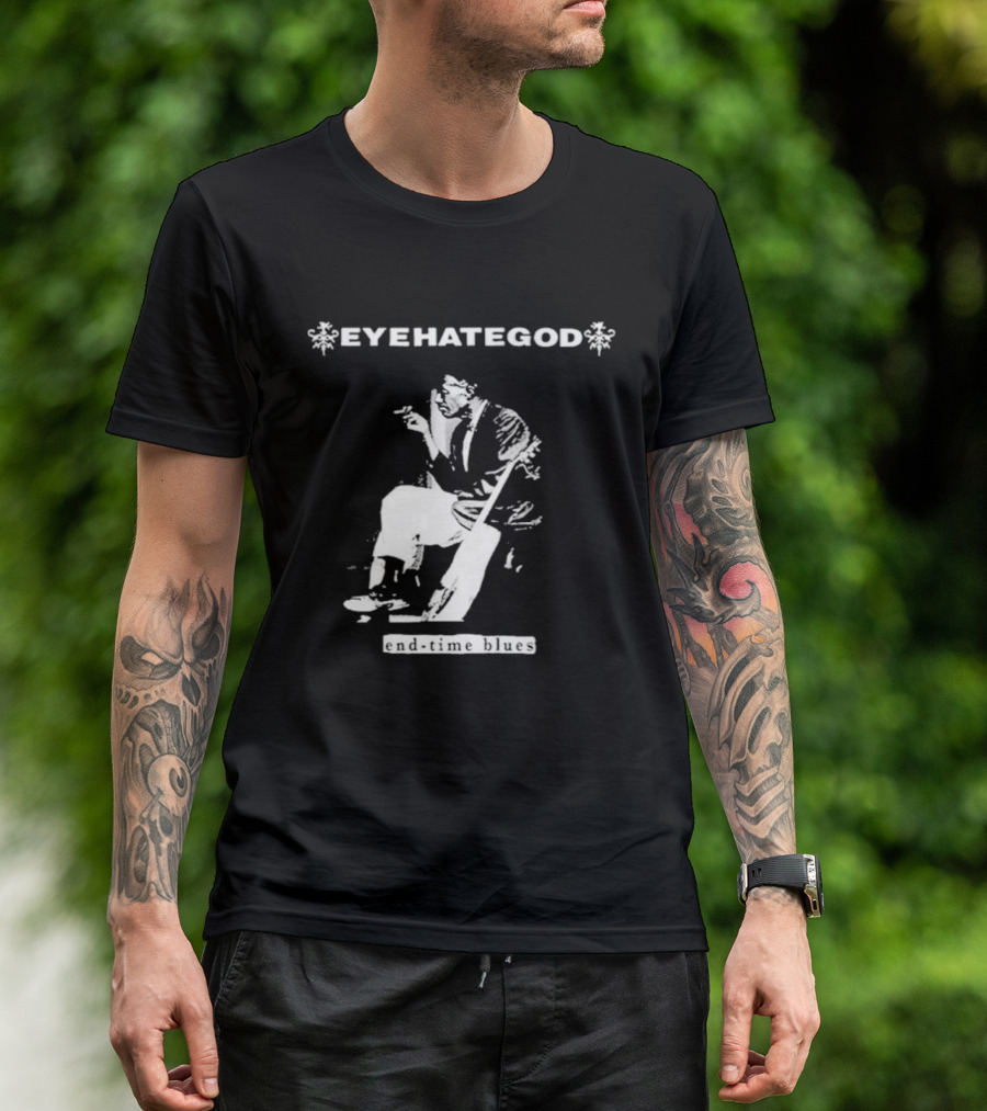 Eyehategod End Time Blues Mike IX Williams Sitting T-Shirt
