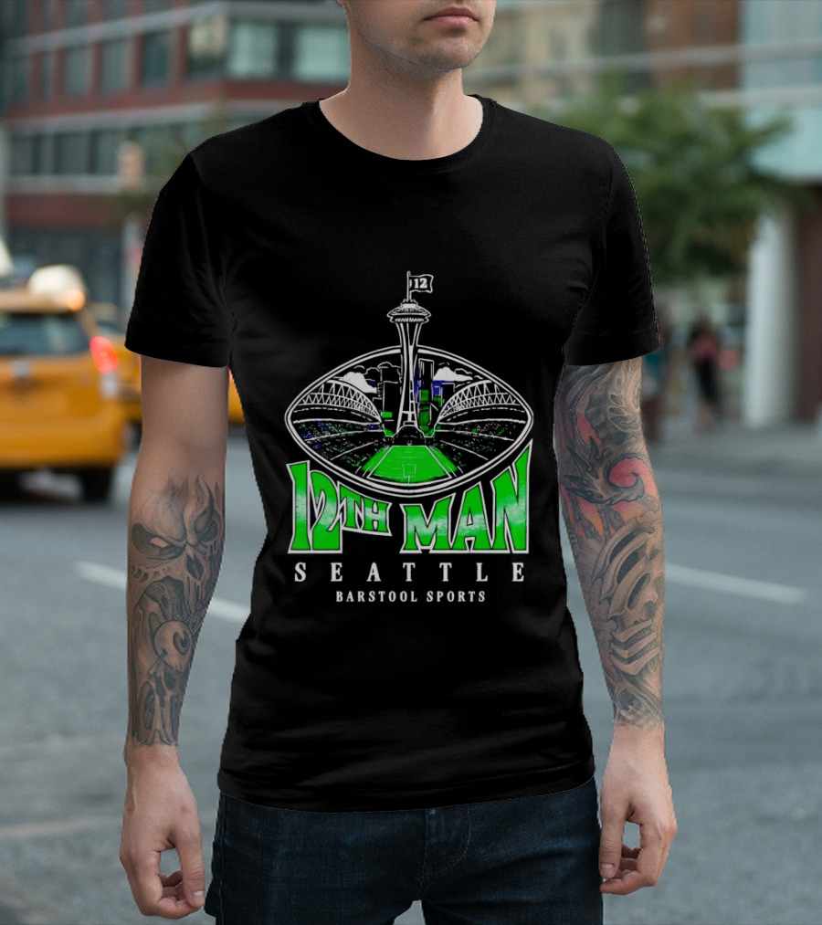 Seattle 12th Man Barstool Sports T-Shirt