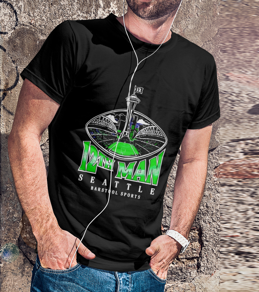 Seattle 12th Man Barstool Sports T-Shirt