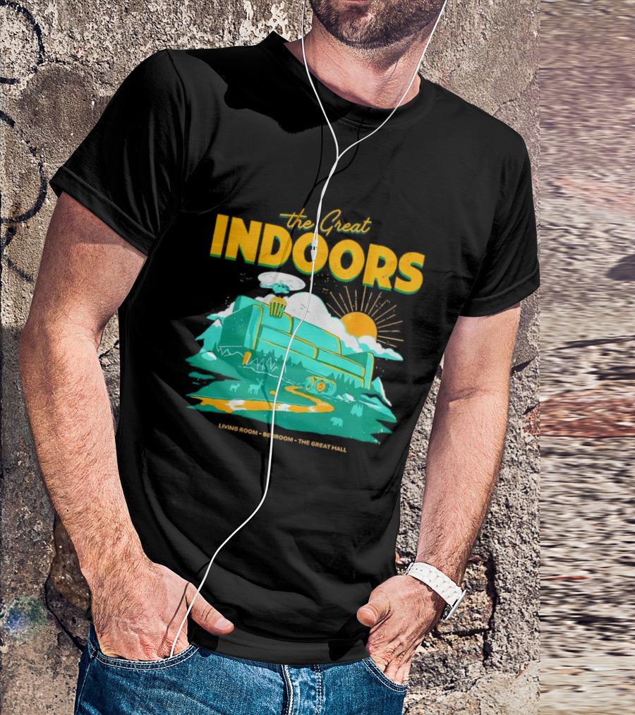 The Great Indoors Living Room Bedroom The Great Hall Couch Nature Sun T-Shirt