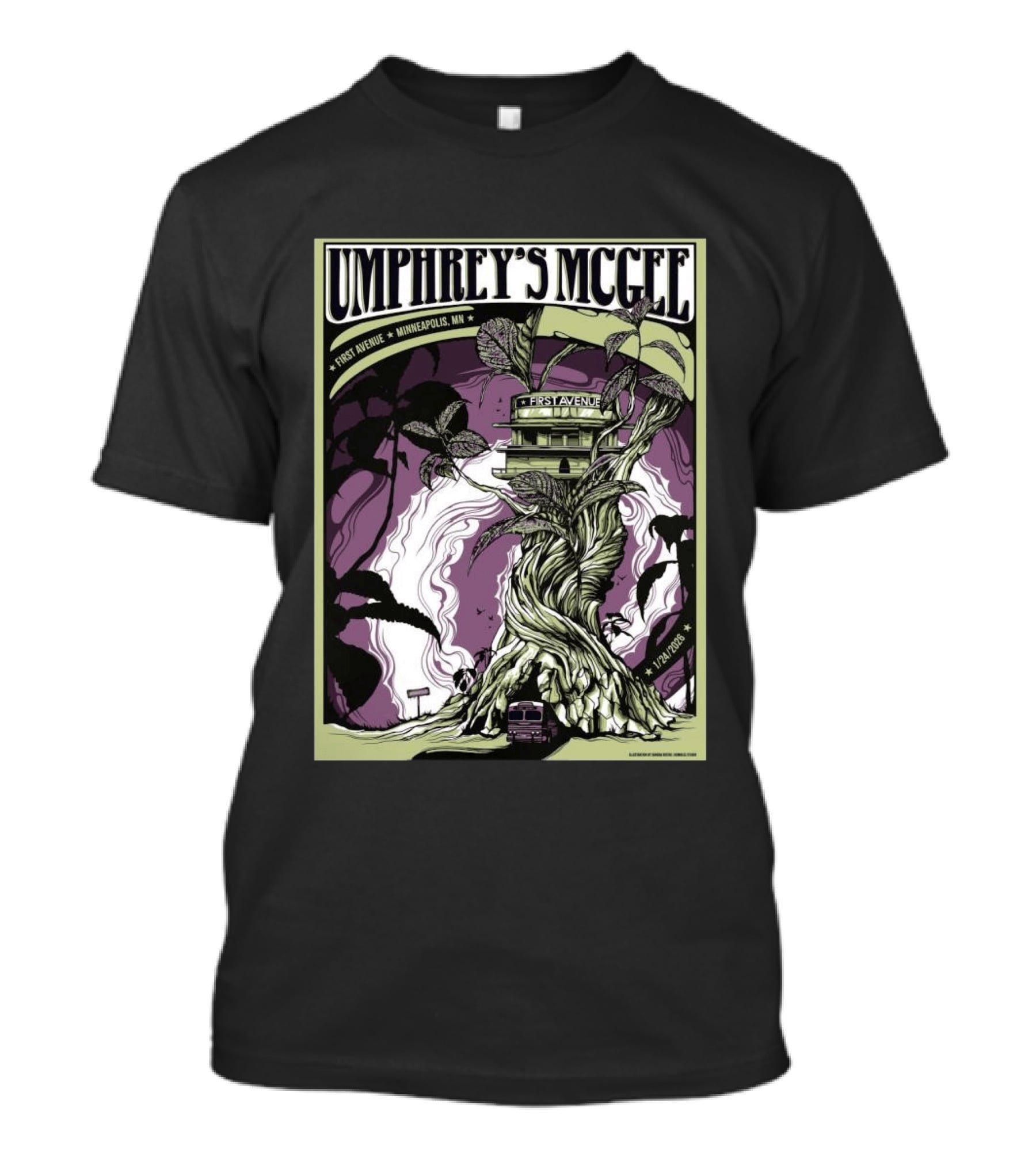 Umphrey's McGee First Avenue Minneapolis MN Jan 24 2026 T-Shirt