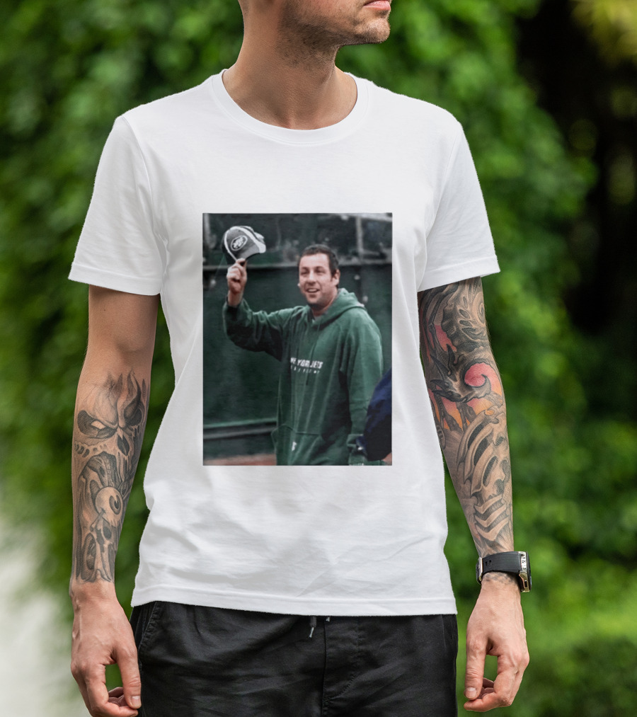 Adam Sandler New York Jets Fan Football T-Shirt