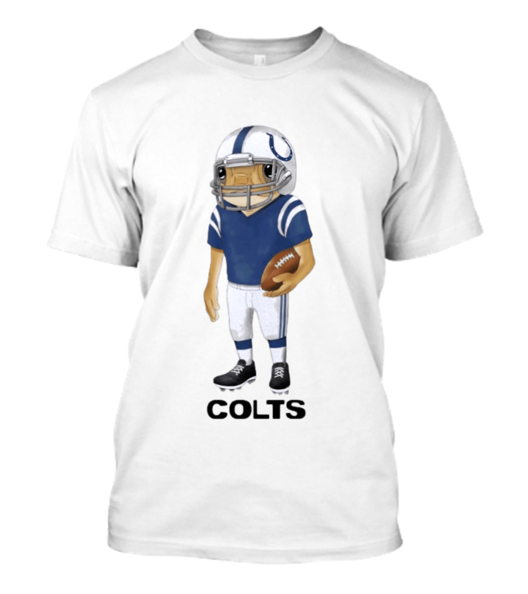 Bad Bunny X Indianapolis Colts Concho Football Player T-Shirt