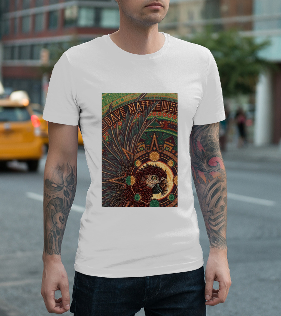 Dave Matthews Band Moon Palace Cancun Parrot Jan 24 2026 T-Shirt