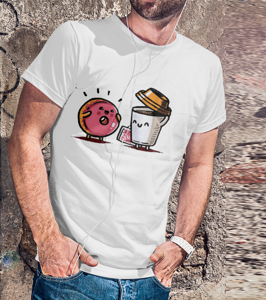 Donut And Coffee A Match Made In Heaven You Donut Know How Much I Love You T-Shirt