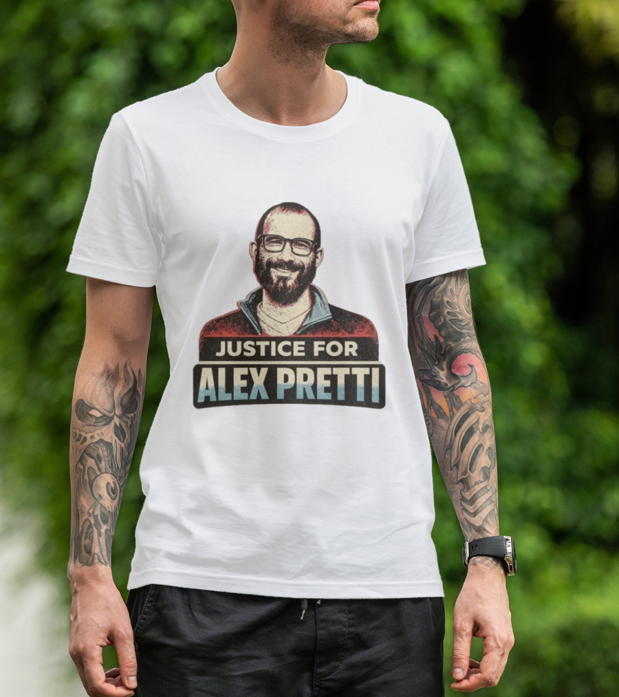 Justice For Alex Pretti Abolish ICE T-Shirt