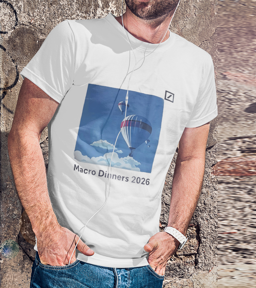 Macro Dinners 2026 Blue Sky Hot Air Balloons T-Shirt