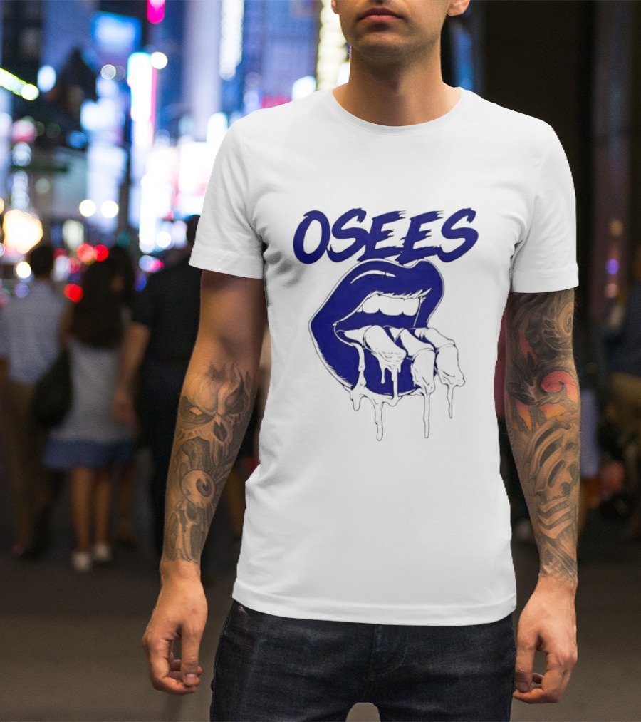 Osees Mouth With Dripping Blue Fingers T-Shirt