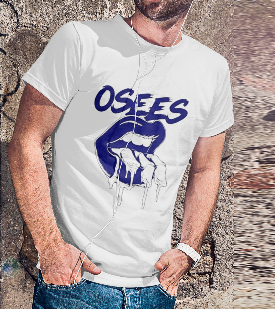 Osees Mouth With Dripping Blue Fingers T-Shirt